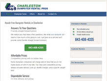 Tablet Screenshot of dumpsterrentalcharlestonsc.net